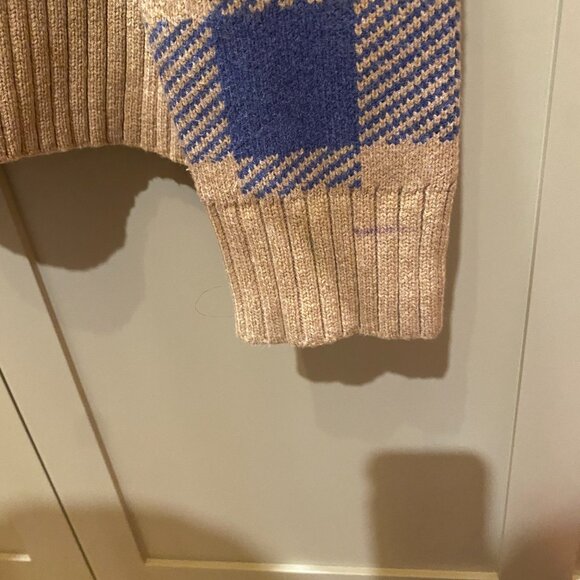 Bayberry Cardigan Sweater in Buffalo Check - Picture 4 of 5